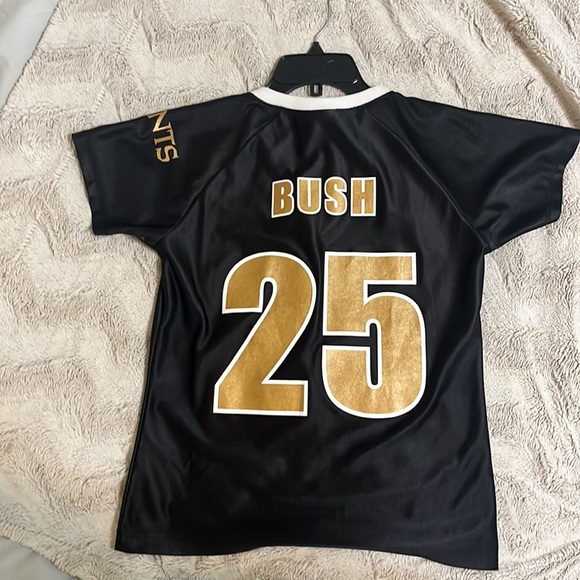 Black & Gold Reggie Bush Saints Jersey - Picture 2 of 4